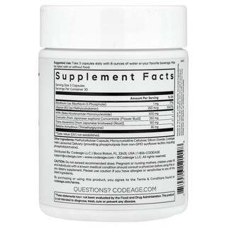Foto 2 | Suplemento Codeage Liposomal Nmn Platinum 90 Cápsulas - Venta Internacional.