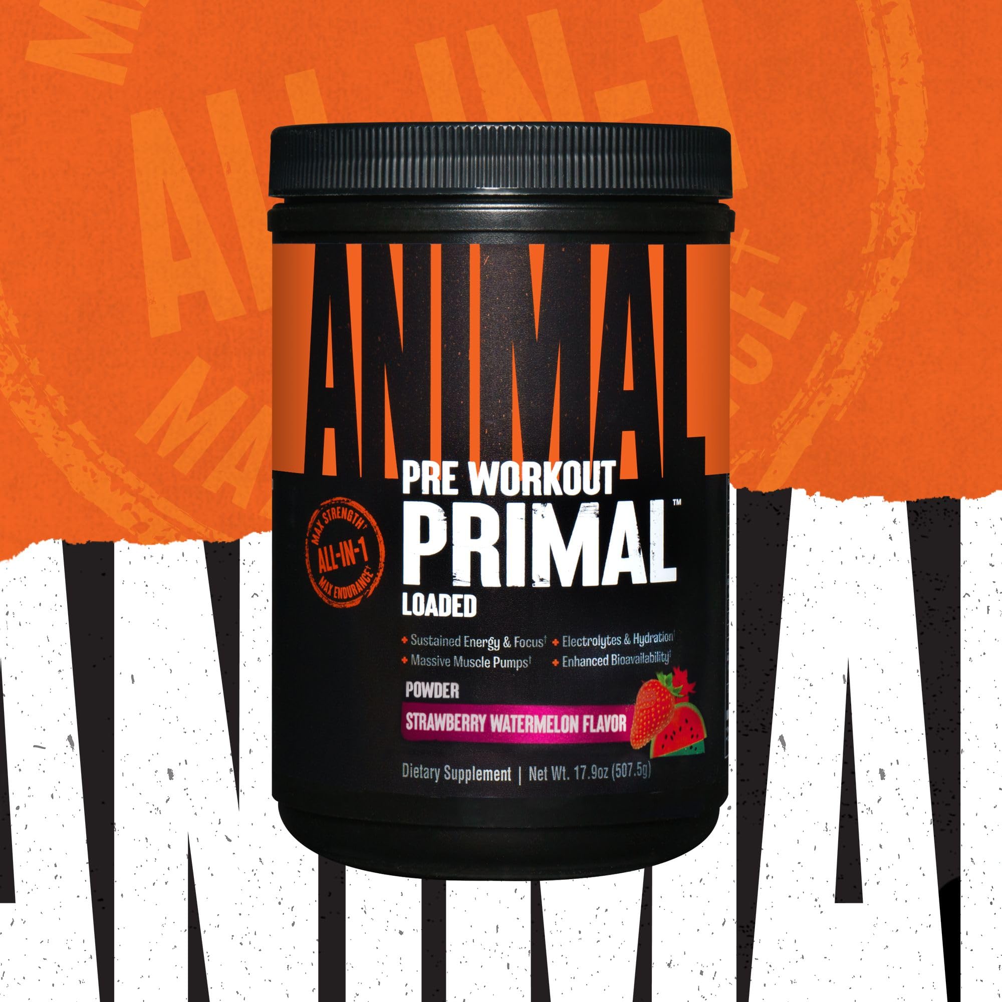 Foto 3 pulgar | Suplemento Animal Primal Muscle Hydration + Preworkout, 500 Ml - Venta Internacional.