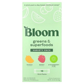 Foto 1 | Paquete Variado Supplement Bloom Greens & Superfoods, 18 X 102,36 G - Venta Internacional.
