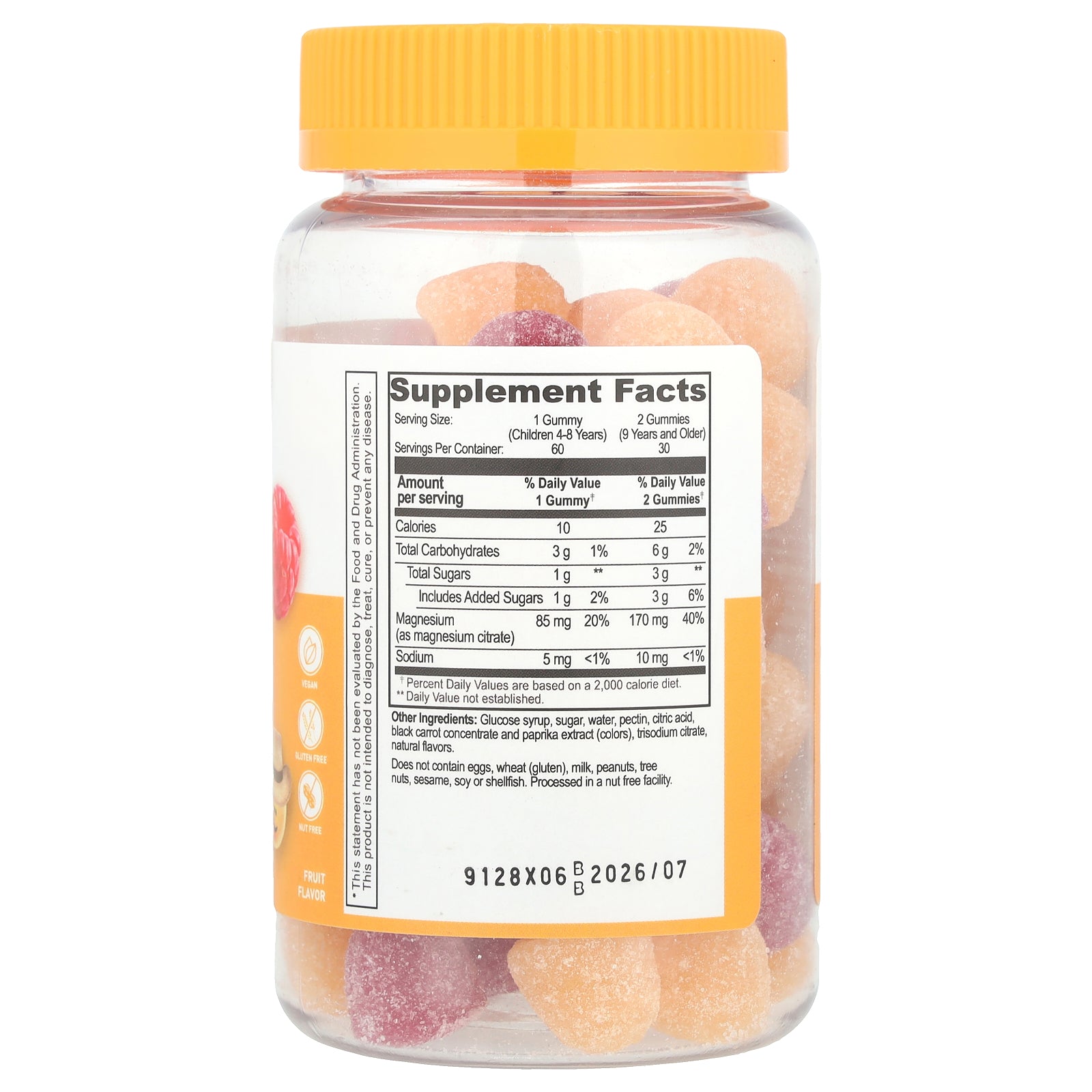 Foto 3 pulgar | Gomitas De Citrato De Magnesio Supplement Lifeable Kids 60 Unidades - Venta Internacional.
