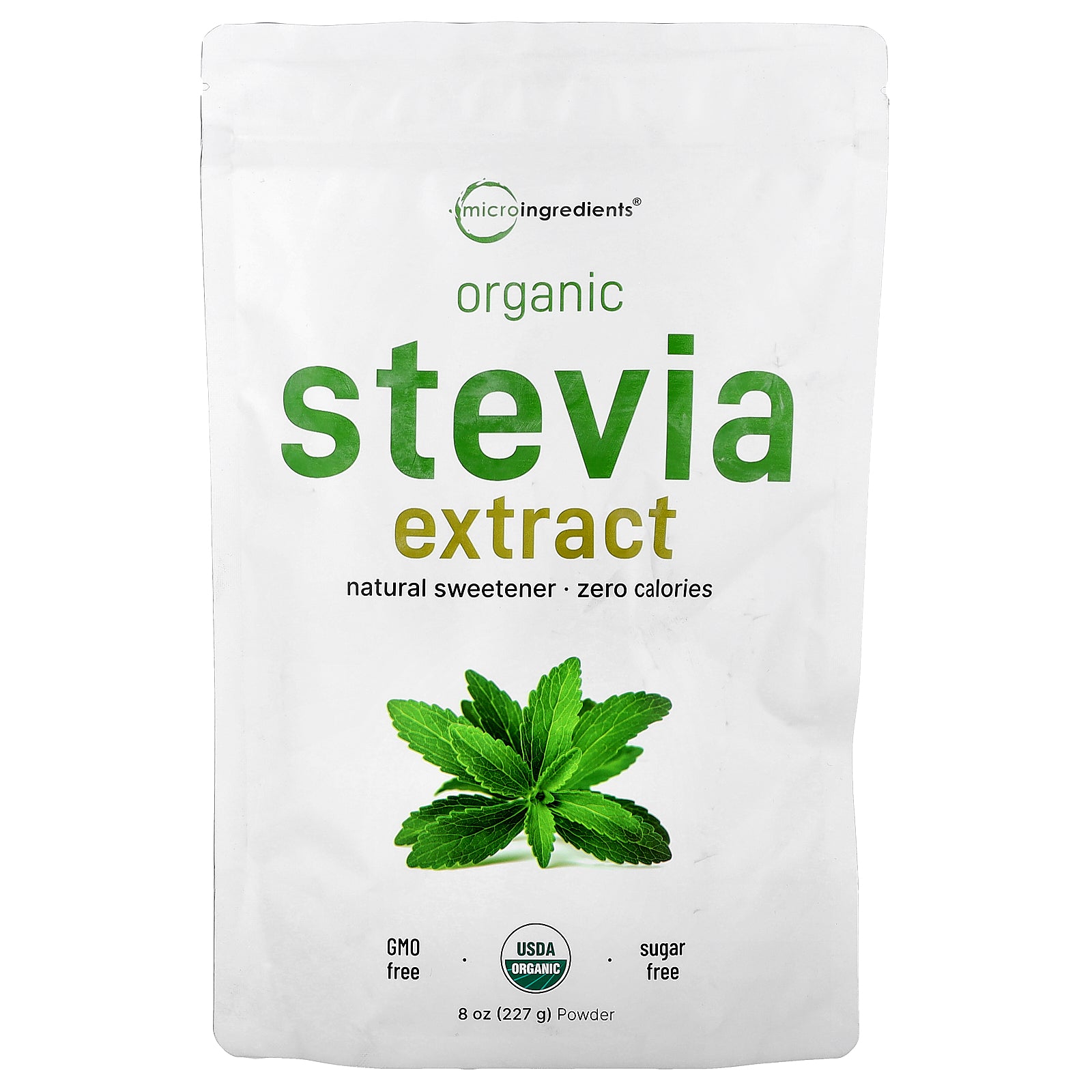 Foto 2 pulgar | Microingredientes Orgánicos De Extracto De Stevia En Polvo, 227 G - Venta Internacional.