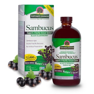 Foto 1 | Suplemento Nature's Answer Jarabe de Saúco 480 Ml - Venta Internacional
