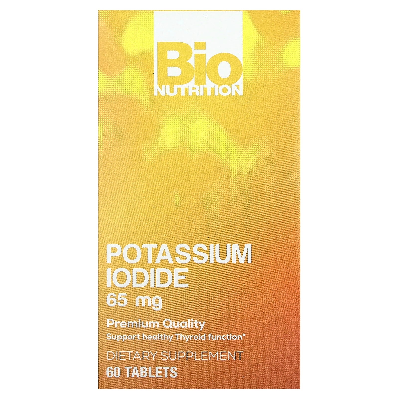 Foto 2 pulgar | Suplemento Bio Nutrition Yoduro De Potasio 65 Mg 60 Comprimidos - Venta Internacional.