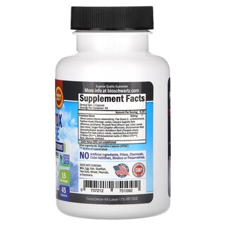 Foto 2 | Colon Detox & Cleanse Bioschwartz Advanced, 15 Días, 45 Cápsulas - Venta Internacional.