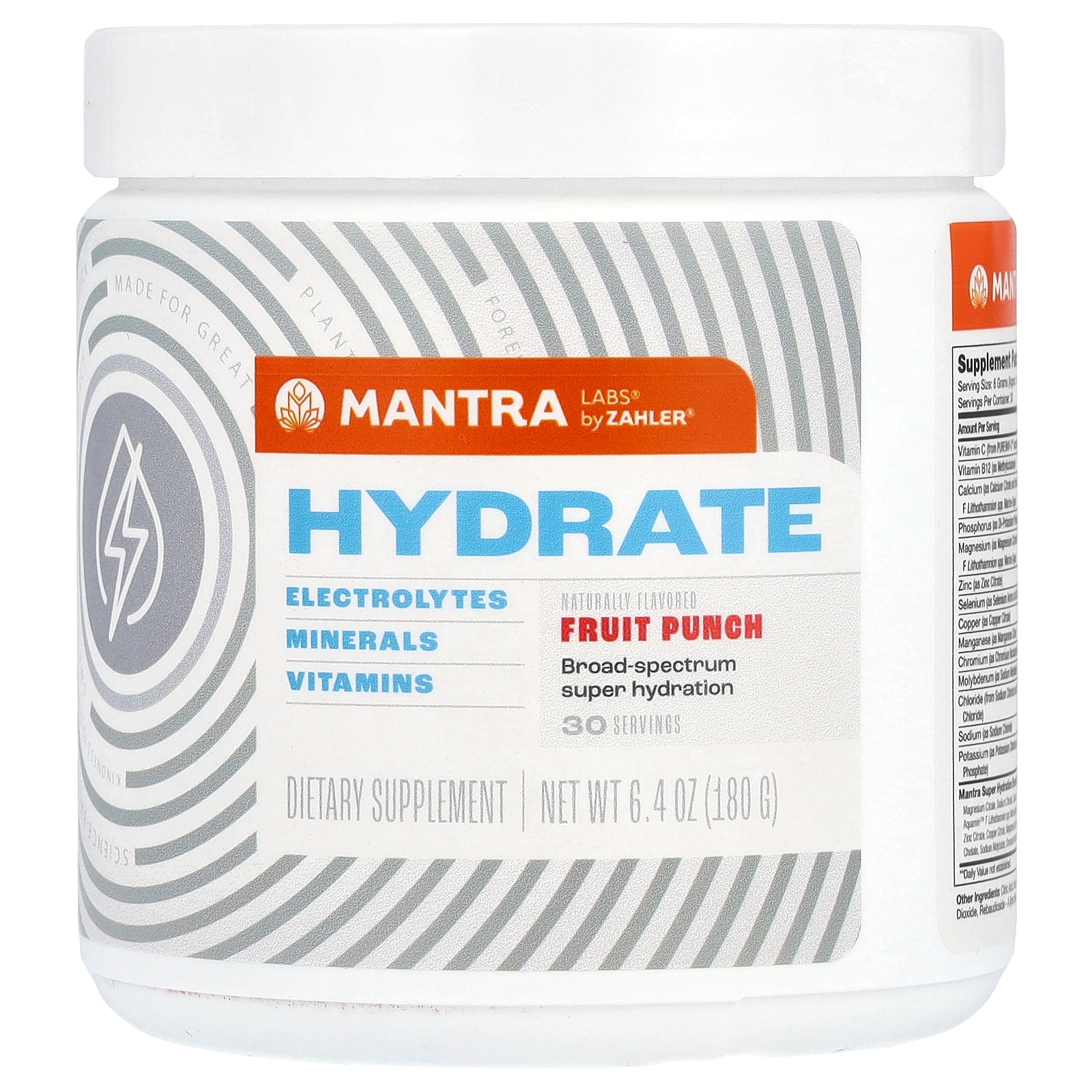 Foto 2 pulgar | Ponche De Frutas Hydrate Zahler Hydrate, 180 Ml - Venta Internacional.