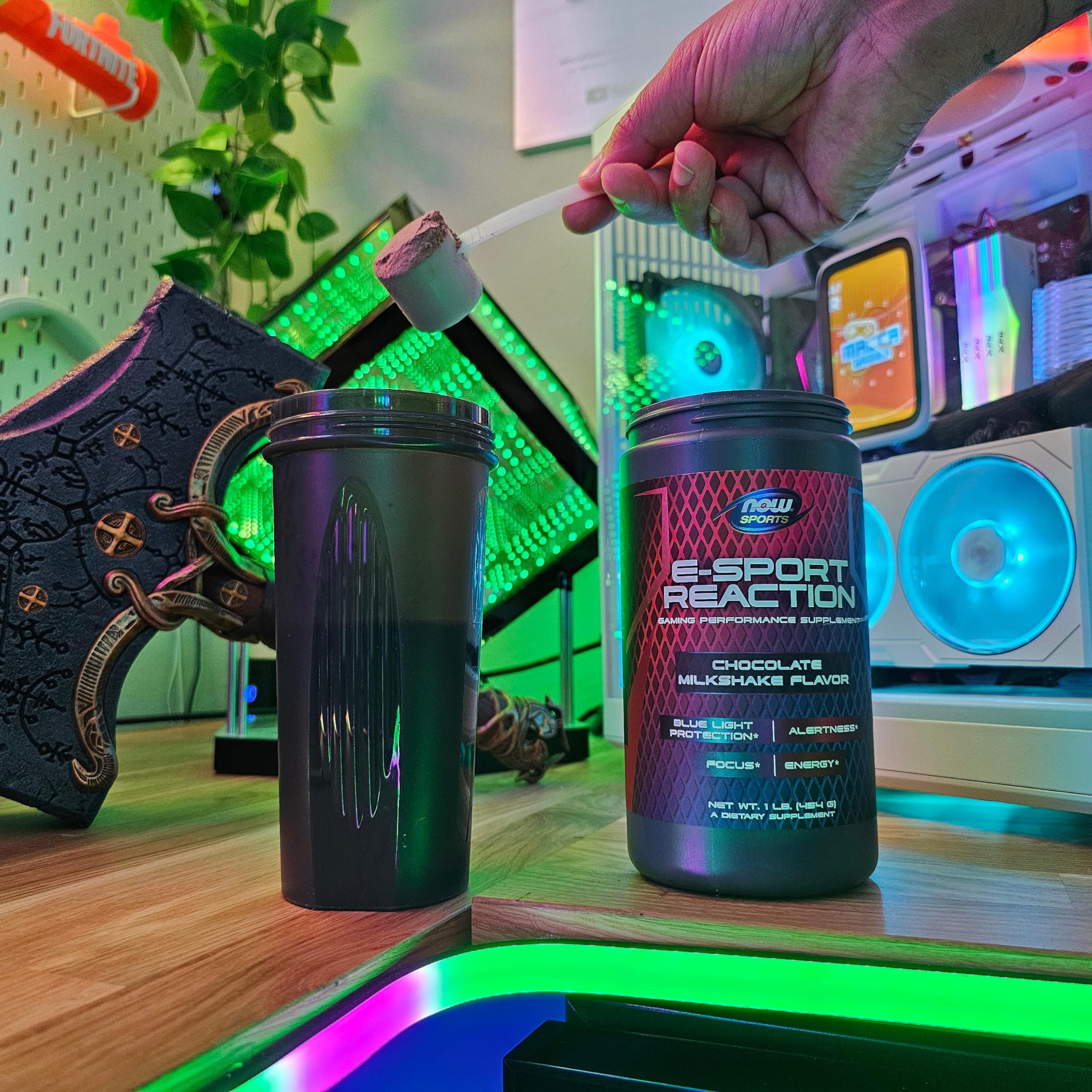 Foto 6 pulgar | Supplement Now Sports Esport Reaction 30 Porciones De Chocolate - Venta Internacional.