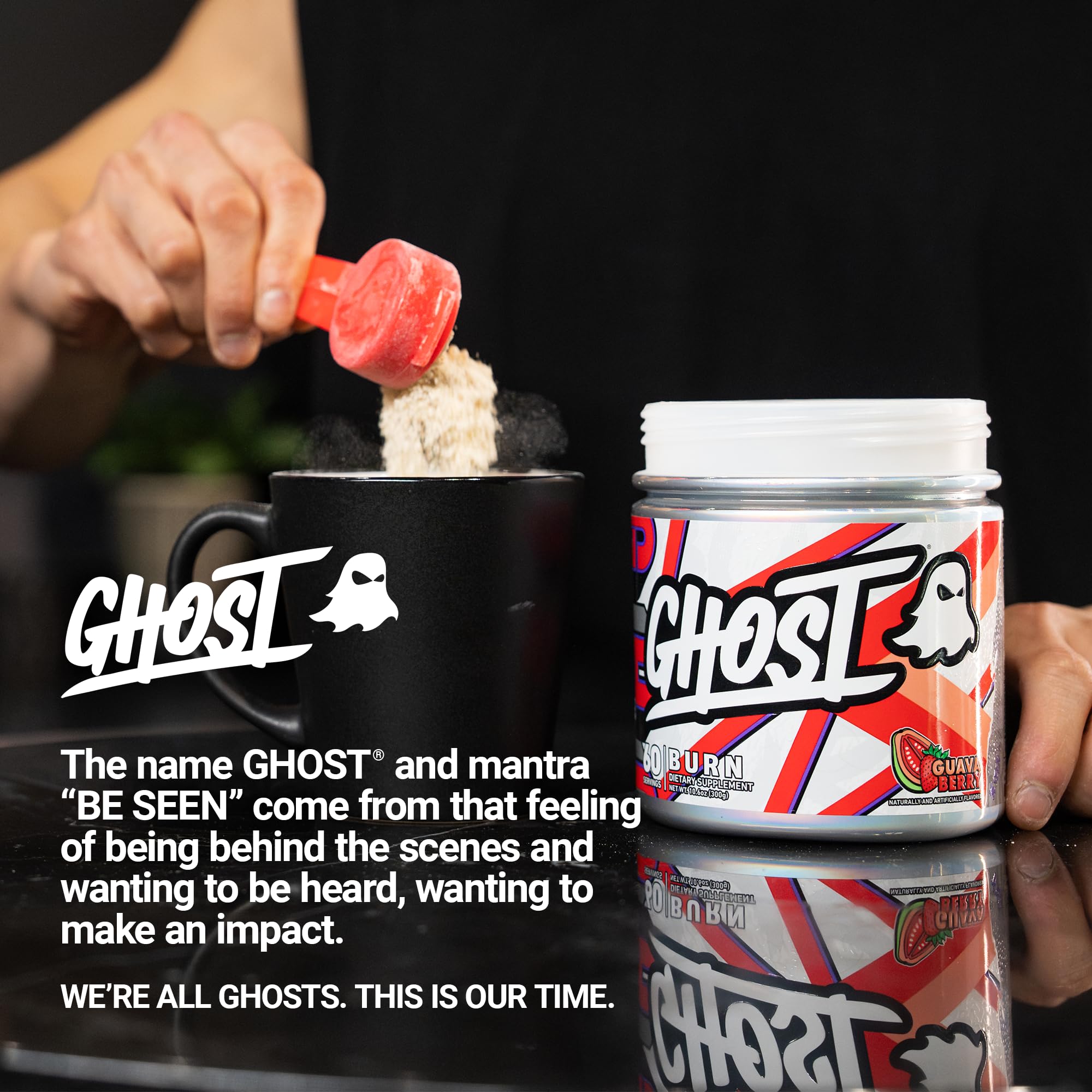 Foto 6 | Polvo Para Bajar De Peso Ghost Burn Guayaba Berry 60 Porciones - Venta Internacional.