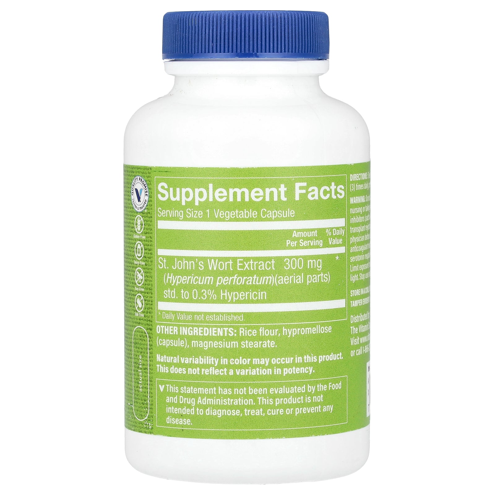 Foto 3 pulgar | Complemente El Extracto De Hierba De San Juan De The Vitamin Shoppe 300 Mg - Venta Internacional.