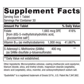 Foto 2 | Suplemento Metagenics Blisphora Methylation Support 30 Comprimidos - Venta Internacional.