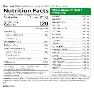 Foto 5 | Proteína De Suero En Polvo Garden Of Life Vainilla Alimentada Con Pasto 300 G - Venta Internacional.