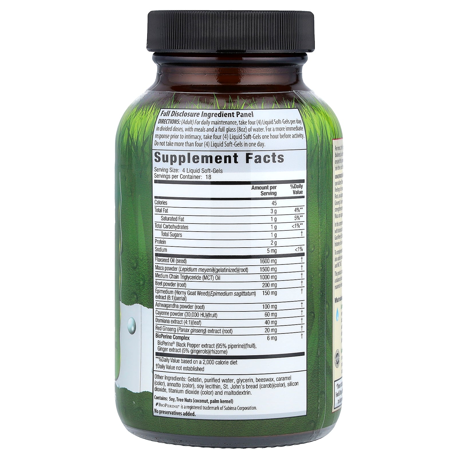 Foto 3 pulgar | Suplemento De Raíz De Maca Y Ashwagandha De Irwin Naturals 75 Cápsulas Blandas - Venta Internacional.