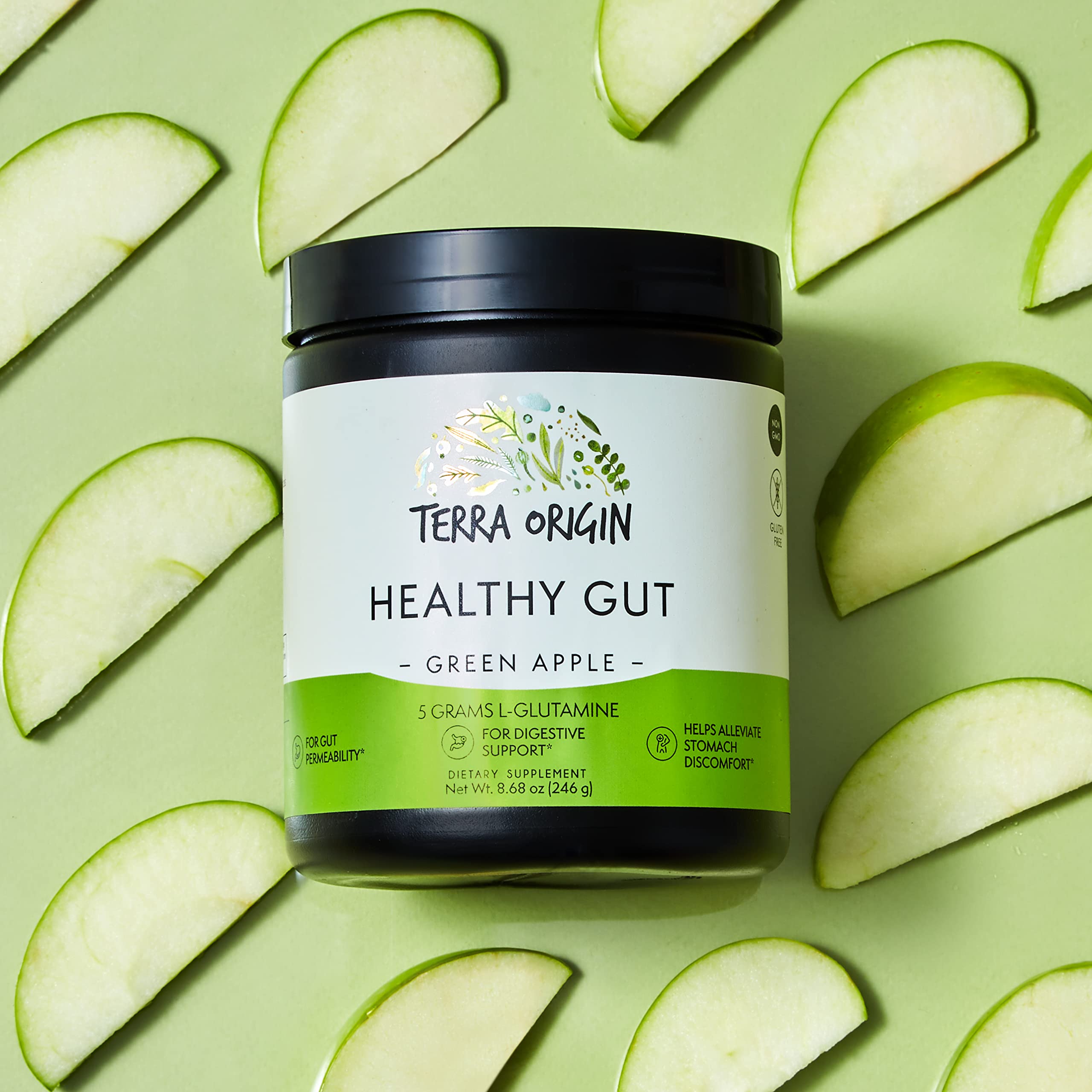 Foto 8 pulgar | Suplemento Terra Origin Healthy Gut Green Apple 30 Porciones - Venta Internacional.