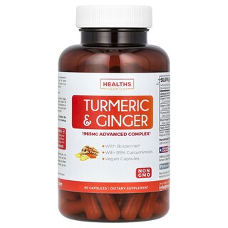 Foto 1 | Supplement Healths Harmony, Cúrcuma Y Jengibre, 90 Cápsulas - Venta Internacional.
