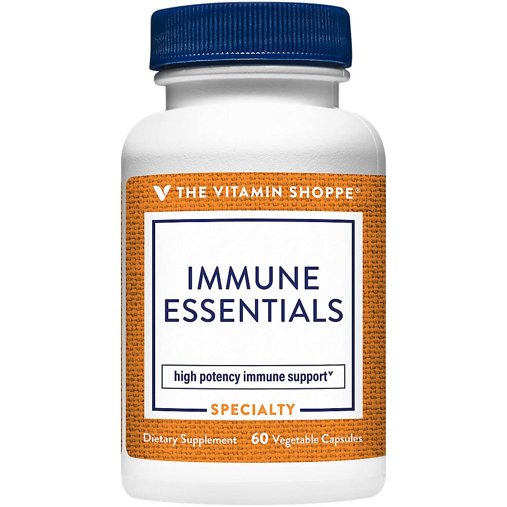 Foto 2 pulgar | Suplemento The Vitamin Shoppe Immune Essentials 60 Cápsulas - Venta Internacional.