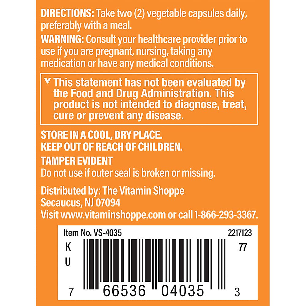 Foto 5 pulgar | Suplemento The Vitamin Shoppe Immune Essentials 60 Cápsulas - Venta Internacional.