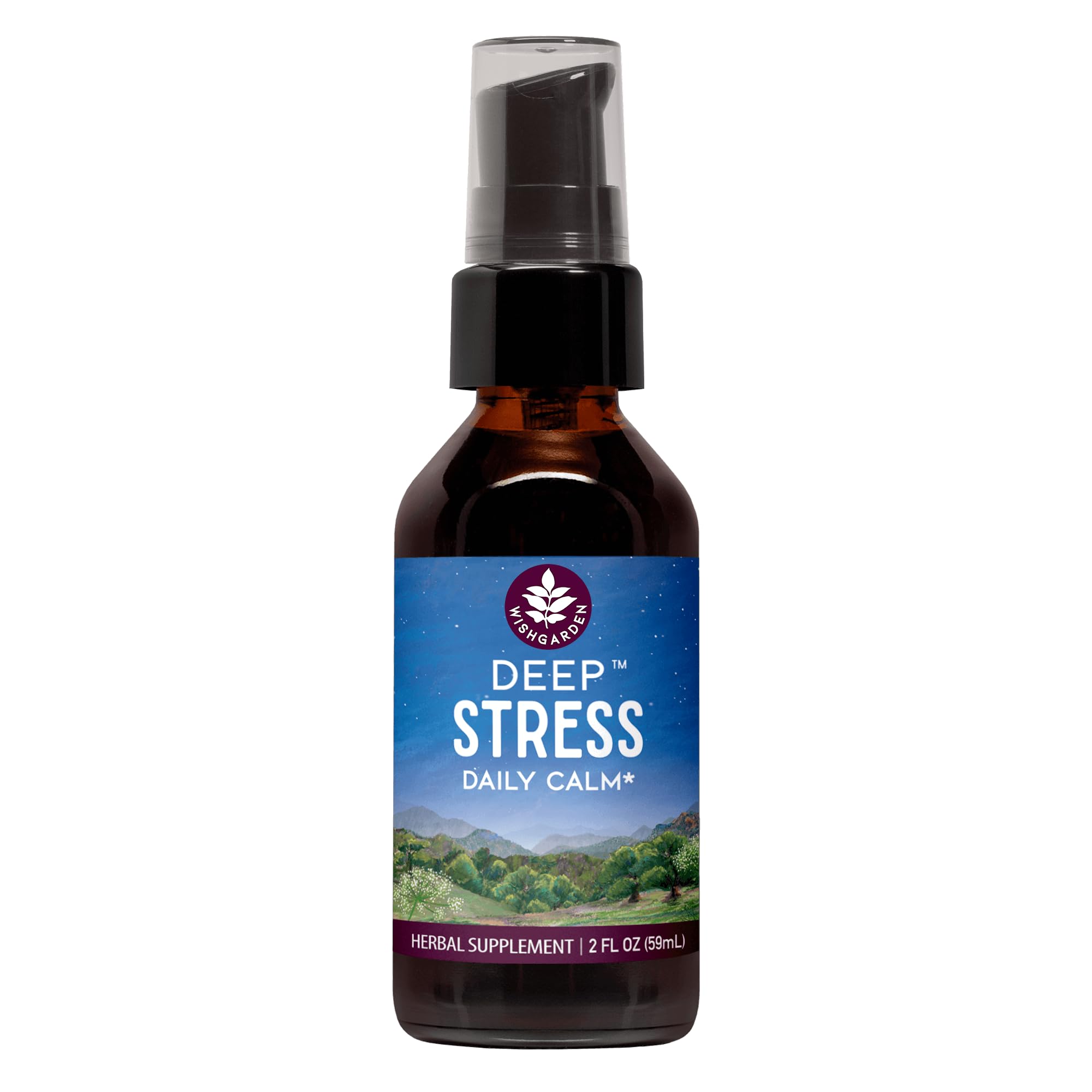 Foto 2 pulgar | Suplemento Wishgarden Herbs Deep Stress Con Ashwagandha, 60 Ml - Venta Internacional.