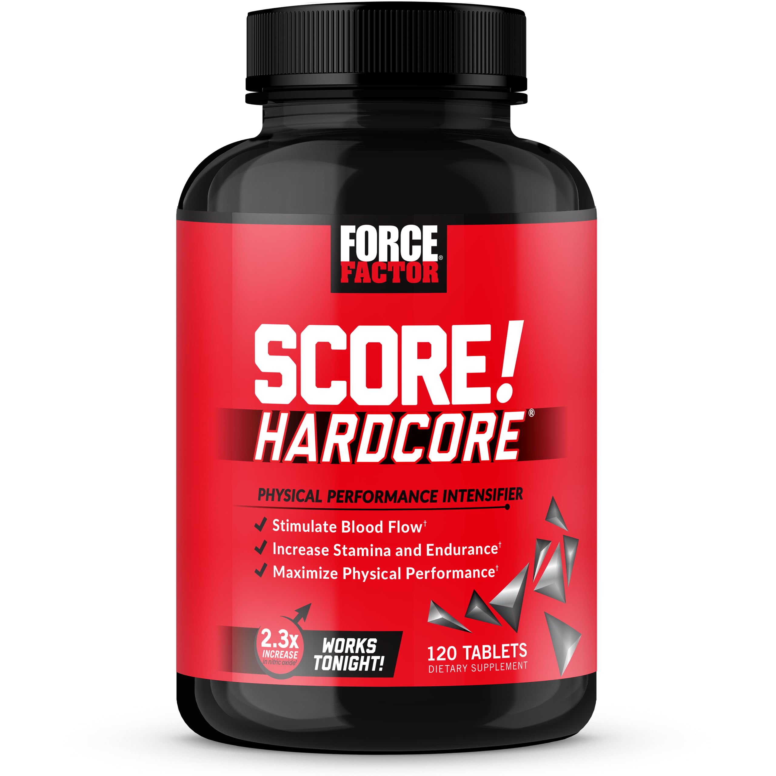 Foto 1 | ¡complementa Force Factor Score! Óxido Nítrico Duro, 120 Tabletas - Venta Internacional.