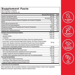 Foto 4 | ¡complementa Force Factor Score! Óxido Nítrico Duro, 120 Tabletas - Venta Internacional.