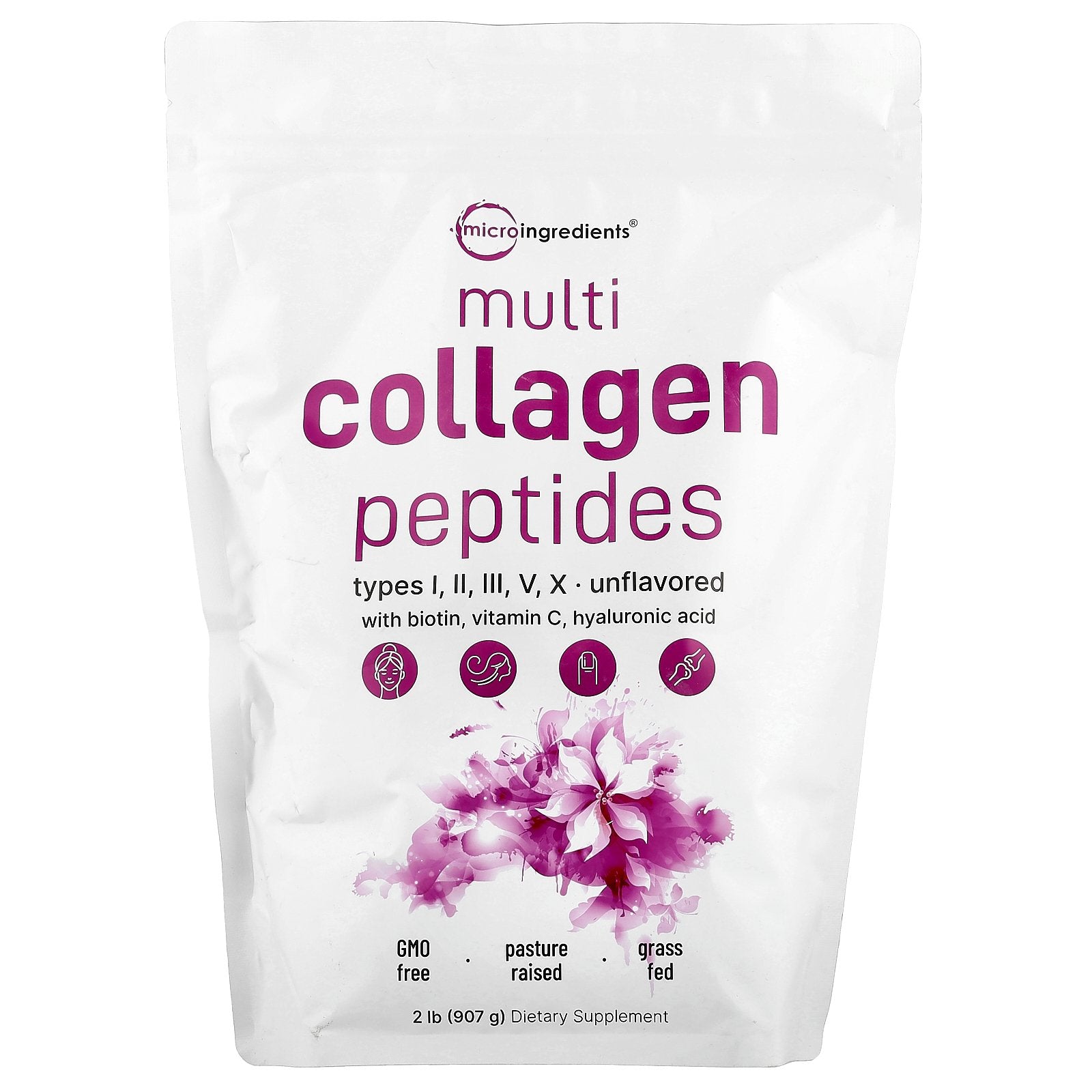 Foto 1 | Suplemento, Microingredientes, Péptidos De Colágeno Múltiple, 2 Kg - Venta Internacional.