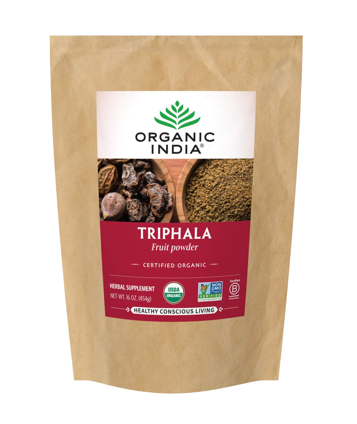 Foto 1 | Suplemento Organic India Triphala Herbal Digestion Support 454 G - Venta Internacional.