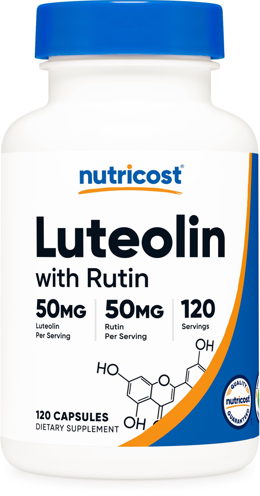 Foto 2 pulgar | Complemente La Luteolina Nutricost Con Complejo De Rutina De 100 Mg - Venta Internacional.