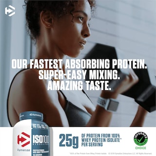 Foto 5 | Brownie De Chocolate De Suero Dymatize Iso 100 Con Proteína En Polvo, 1.6 Libras - Venta Internacional.