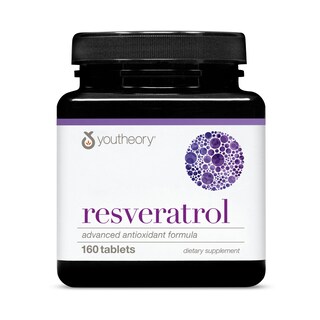 Foto 1 | Suplemento Youtheory, Antioxidante Avanzado Con Resveratrol, 160 Tabletas - Venta Internacional.