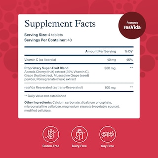 Foto 2 | Suplemento Youtheory, Antioxidante Avanzado Con Resveratrol, 160 Tabletas - Venta Internacional.
