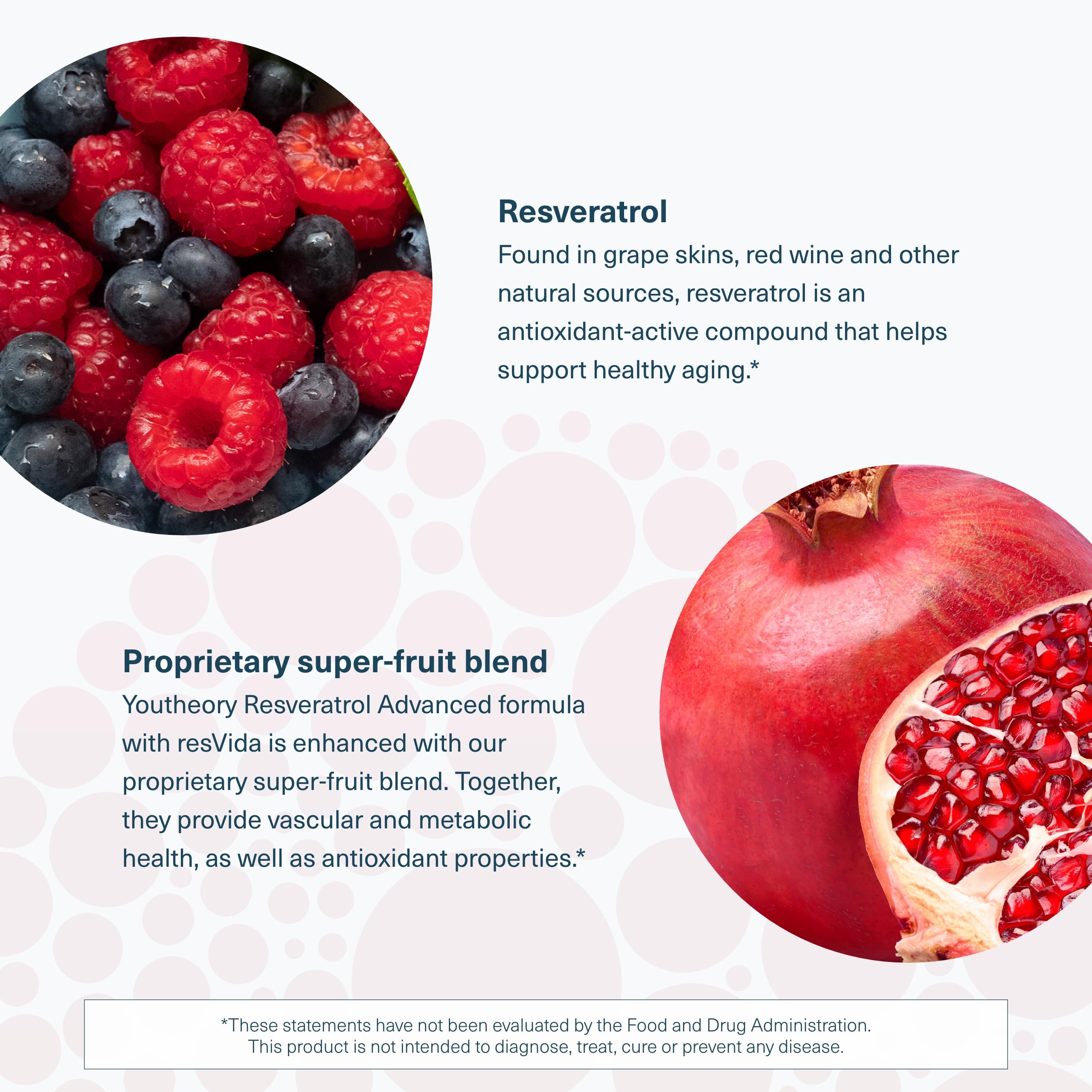 Foto 6 pulgar | Suplemento Youtheory, Antioxidante Avanzado Con Resveratrol, 160 Tabletas - Venta Internacional.