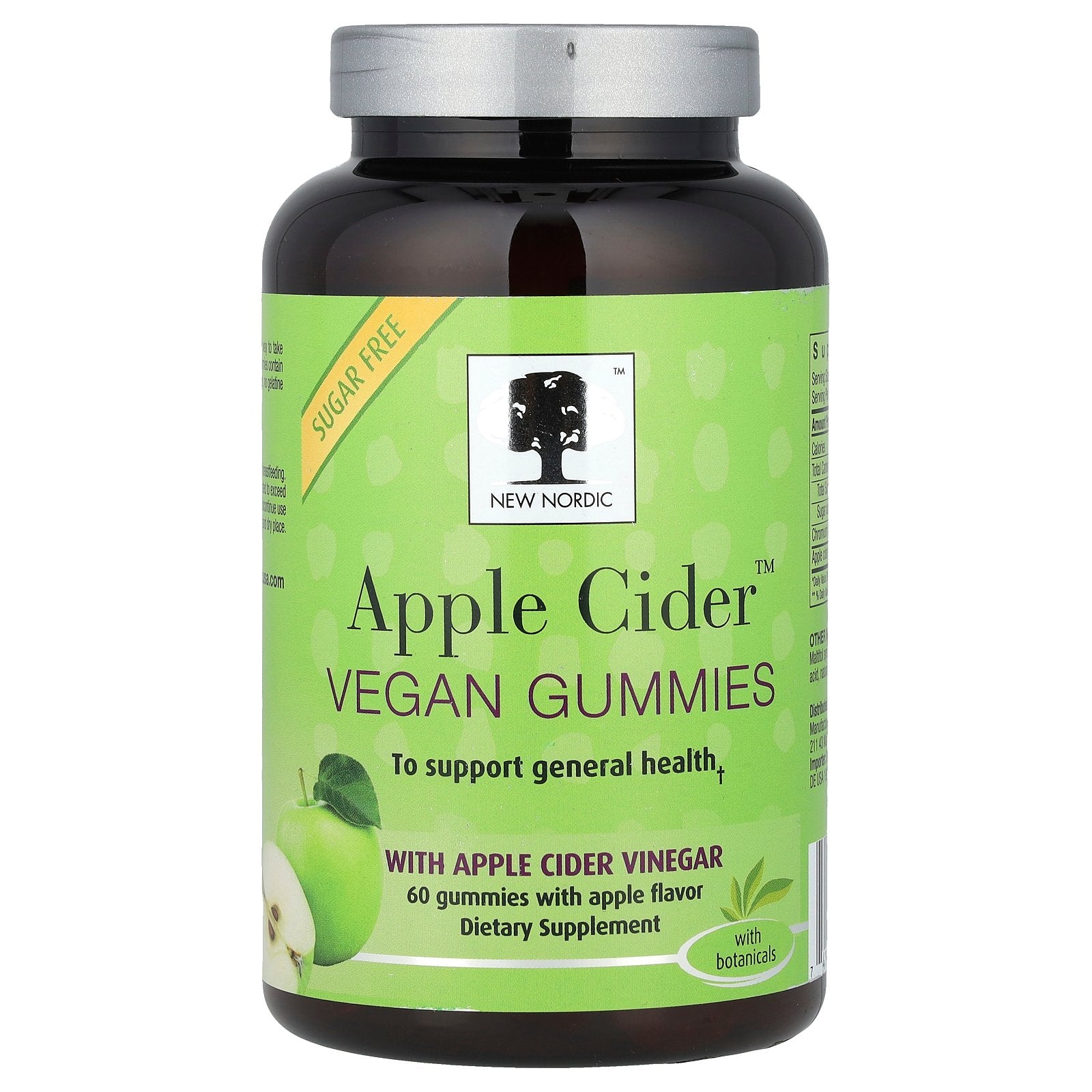 Foto 2 pulgar | Suplemento New Nordic Apple Sider Vegan Gomies 60 Unidades - Venta Internacional.