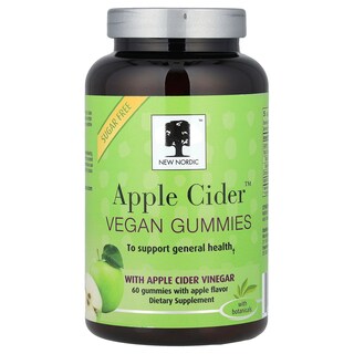 Foto 1 | Suplemento New Nordic Apple Sider Vegan Gomies 60 Unidades - Venta Internacional.