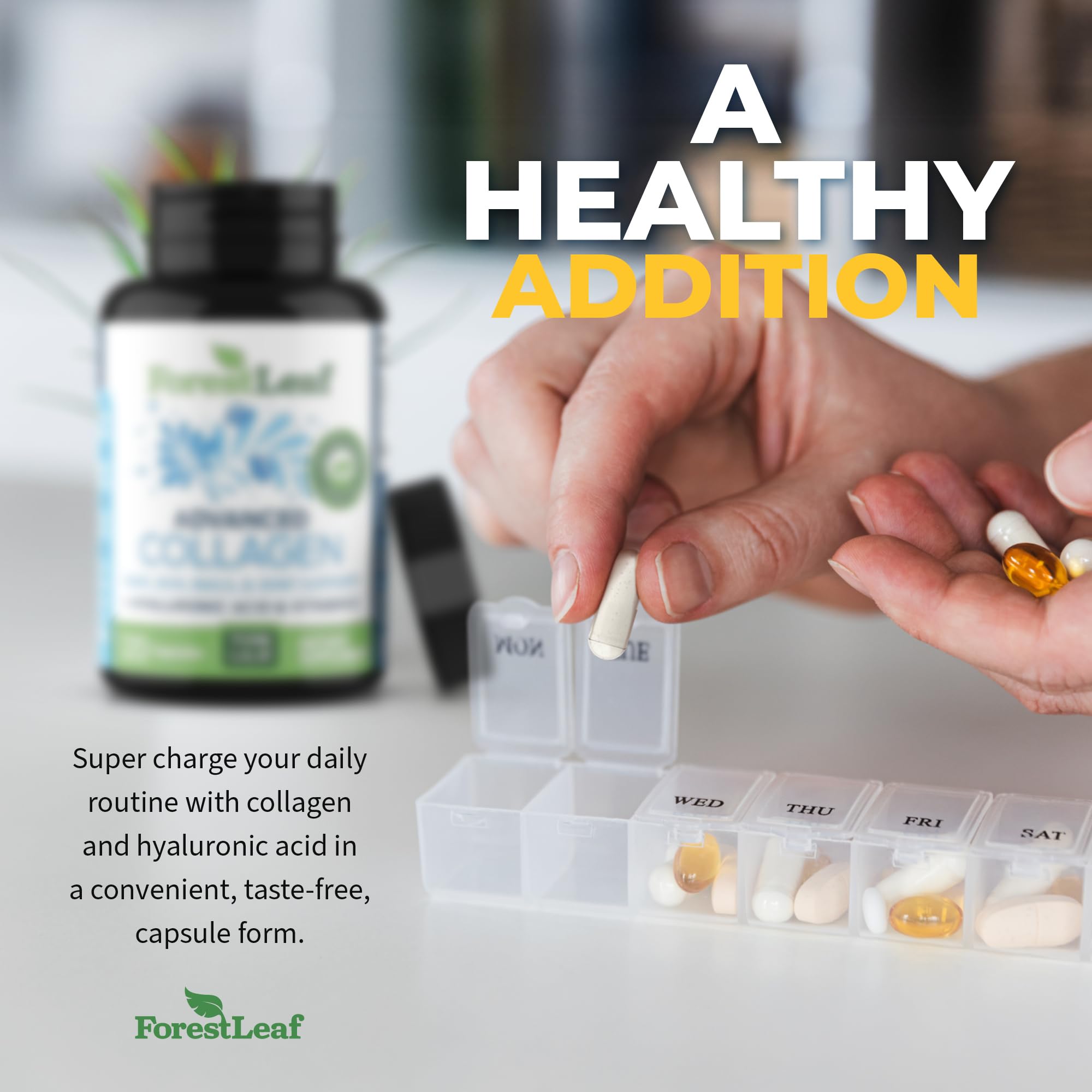 Foto 8 pulgar | Suplementos De Colágeno Forestleaf Multi Collagen 120 Cápsulas - Venta Internacional.