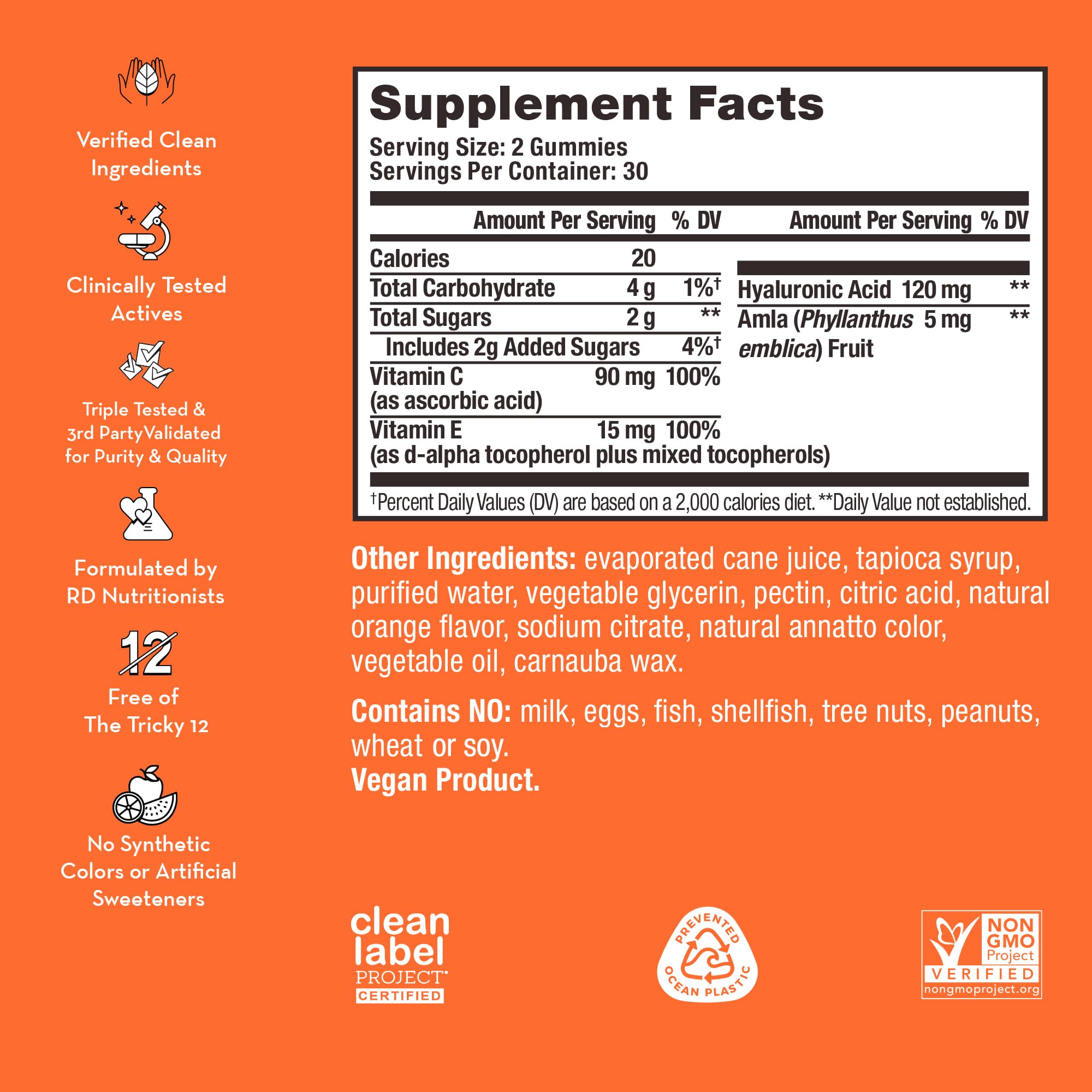 Foto 3 pulgar | Suplementos Hum Hyaluronic Glow Para Piel, 60 Unidades - Venta Internacional.