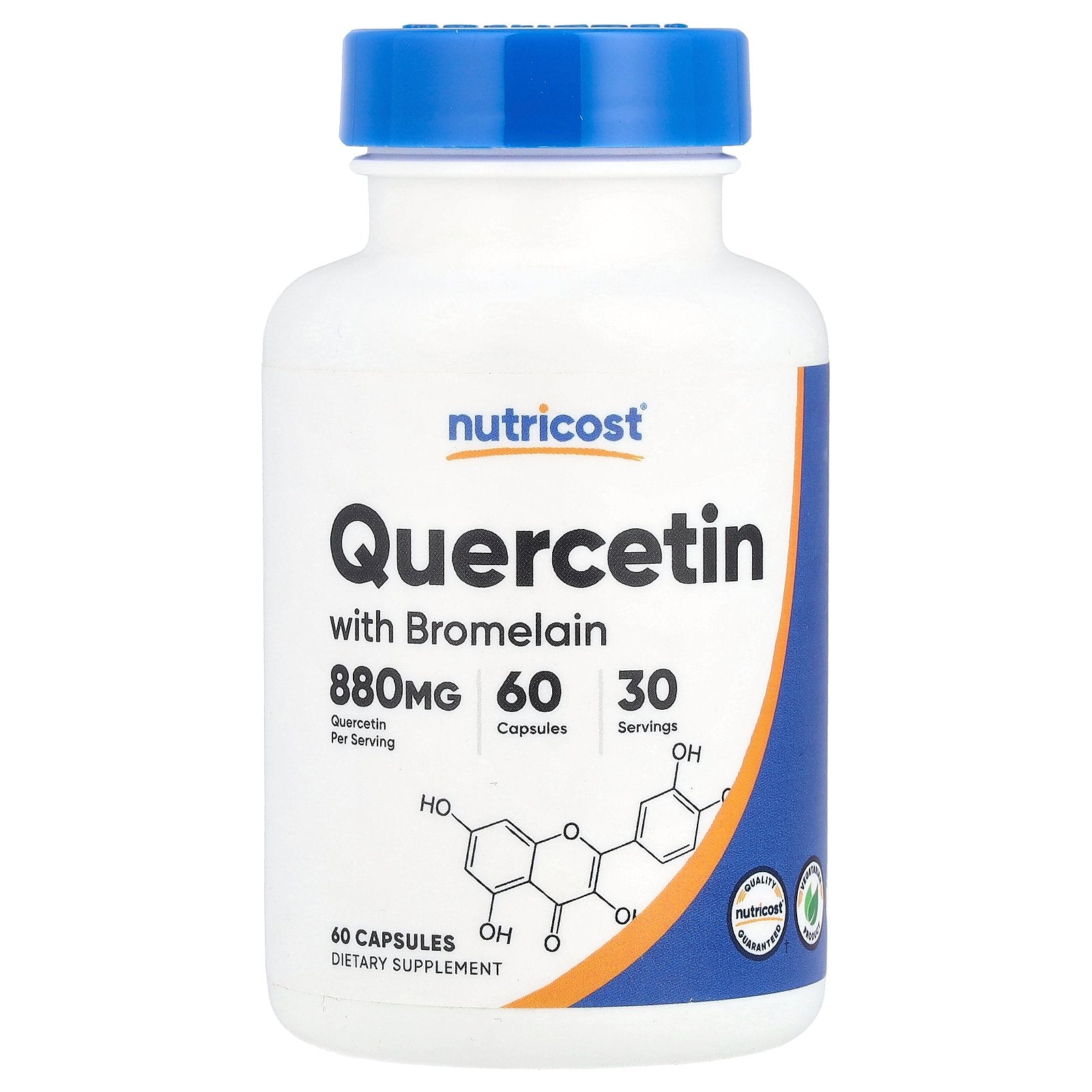Foto 2 pulgar | Suplemento Nutricost De Quercetina Con Bromelina 60 Cápsulas - Venta Internacional.