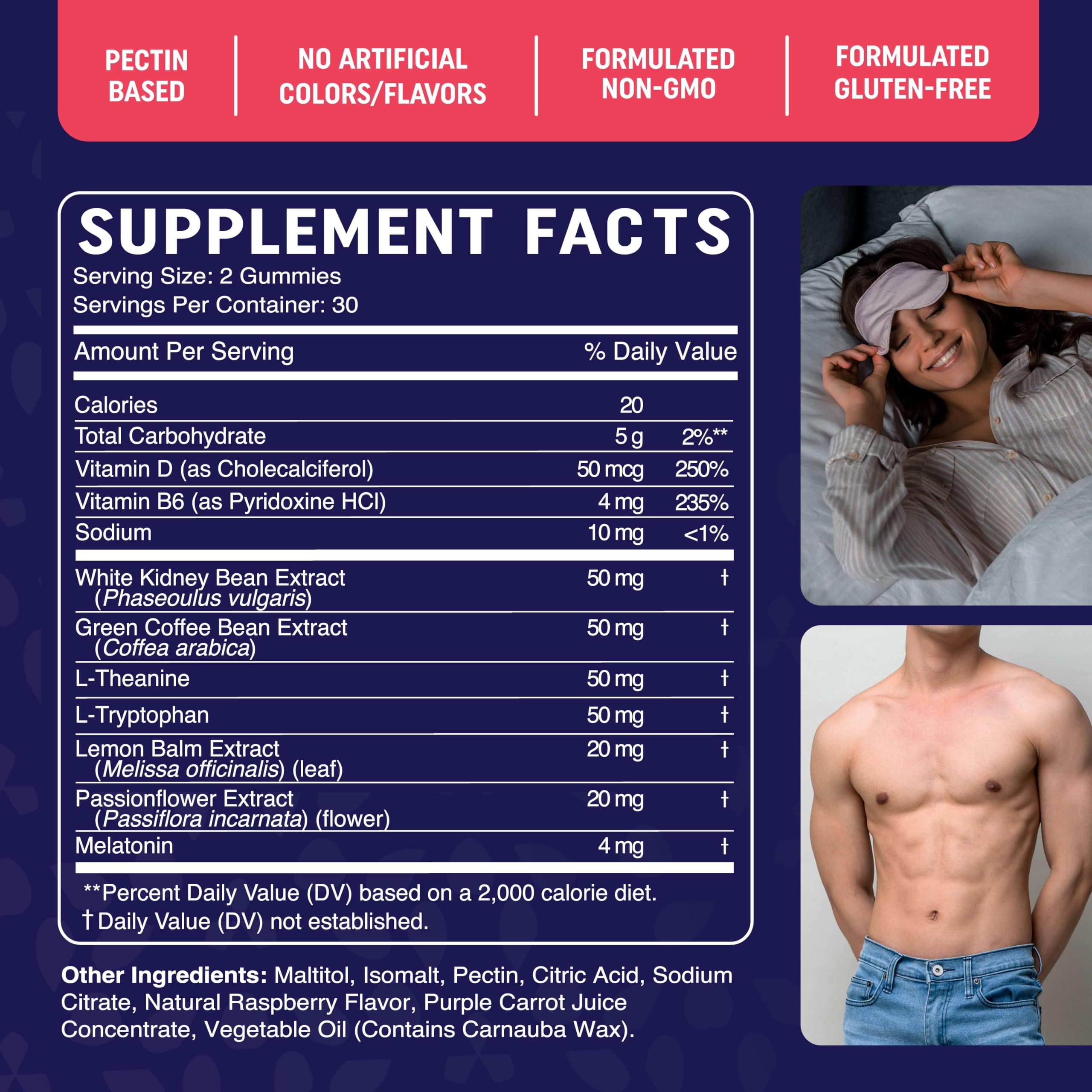 Foto 7 pulgar | Gomitas Quemadoras De Grasa Para Uso Nocturno Supplement Mav Nutrition, 60 Unidades - Venta Internacional.