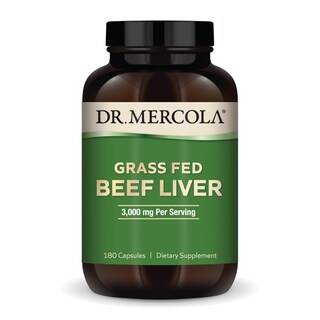 Foto 1 | Suplemento Dr. Mercola Hígado De Res Alimentado Con Pasto 180 Cápsulas - Venta Internacional.