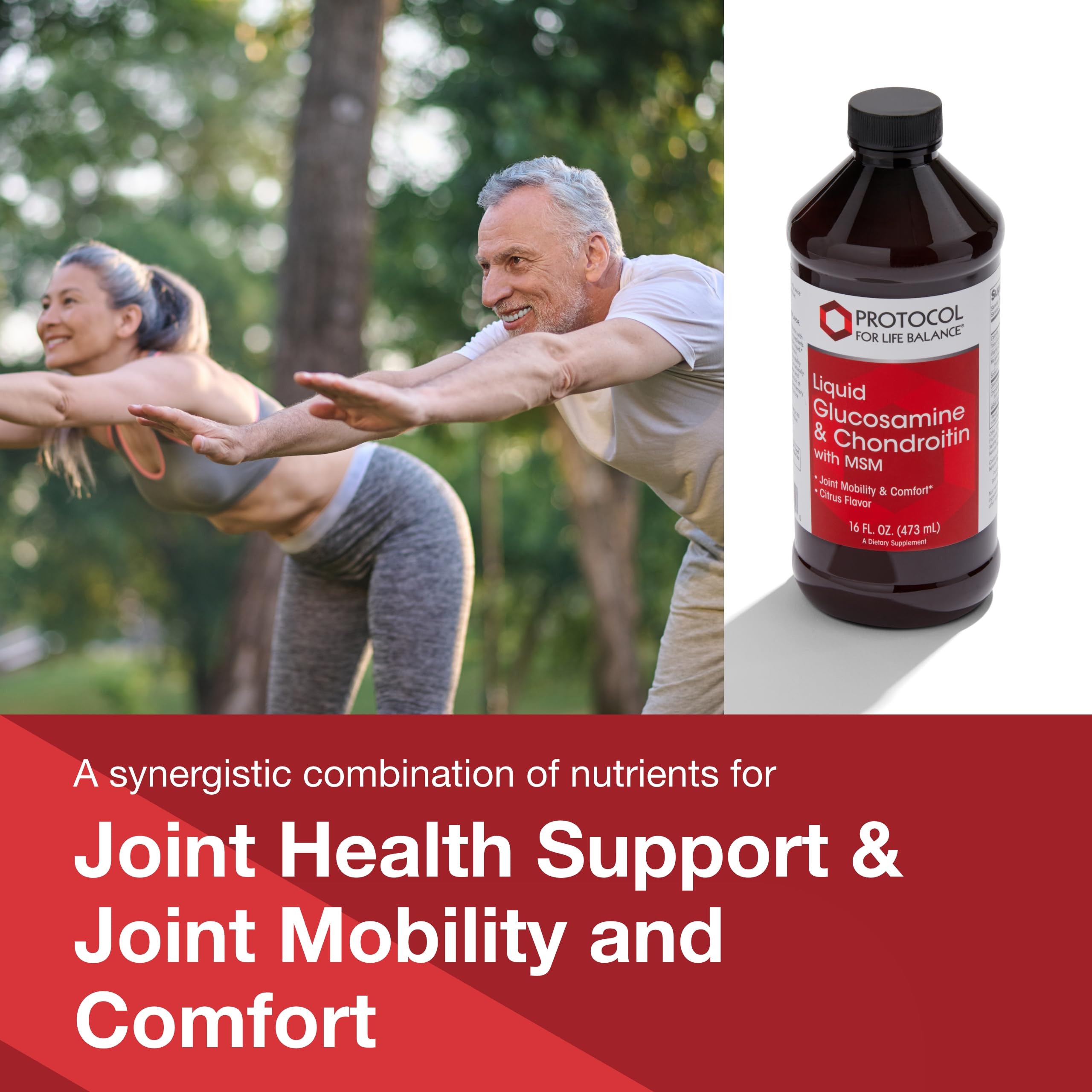 Foto 4 pulgar | Suplemento Protocol For Life Balance De Glucosamina Líquida Y Condroitina Con Msm 480 Ml - Venta Internacional.
