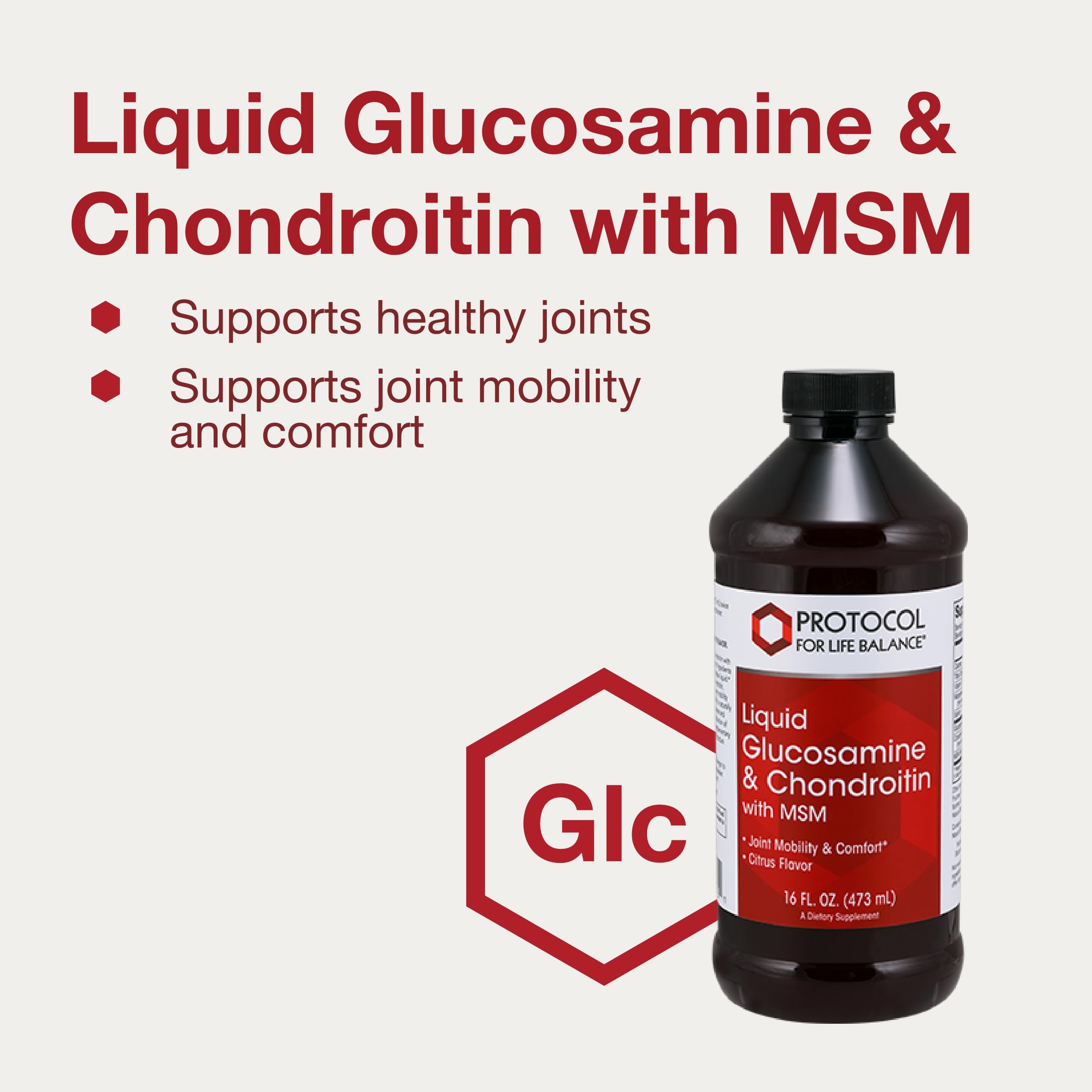 Foto 4 | Suplemento Protocol For Life Balance De Glucosamina Líquida Y Condroitina Con Msm 480 Ml - Venta Internacional.