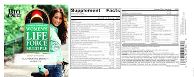 Foto 4 | Multivitamin Source Naturals Women's Life Force 45 Comprimidos - Venta Internacional.