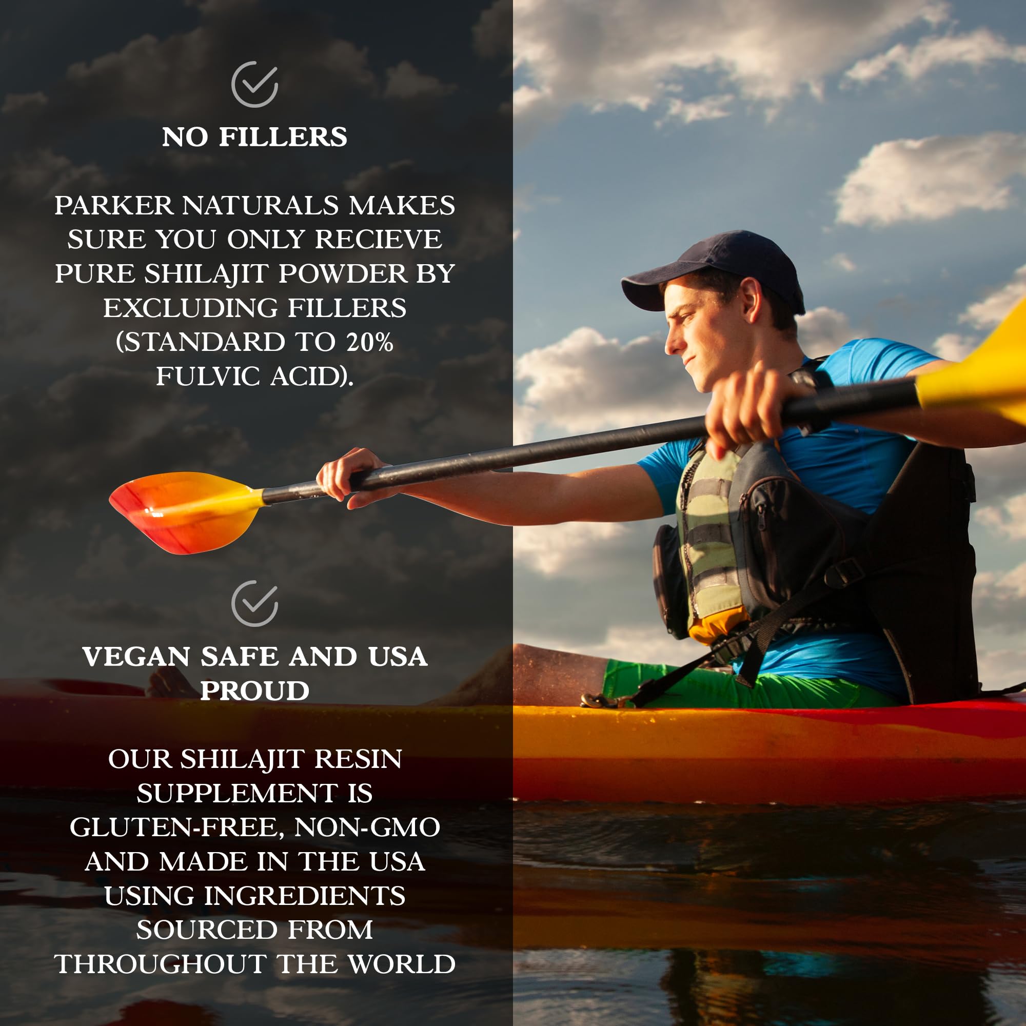 Foto 5 pulgar | Suplemento Parker Naturals De Shilajit Puro Del Himalaya, 2000 Mg - Venta Internacional.