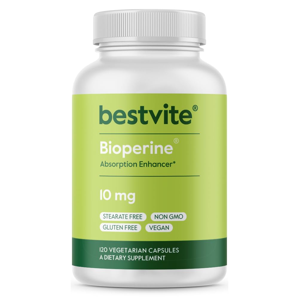 Foto 1 | Suplemento Bestvite Bioperine 10 Mg 120 Cápsulas Vegetarianas - Venta Internacional.