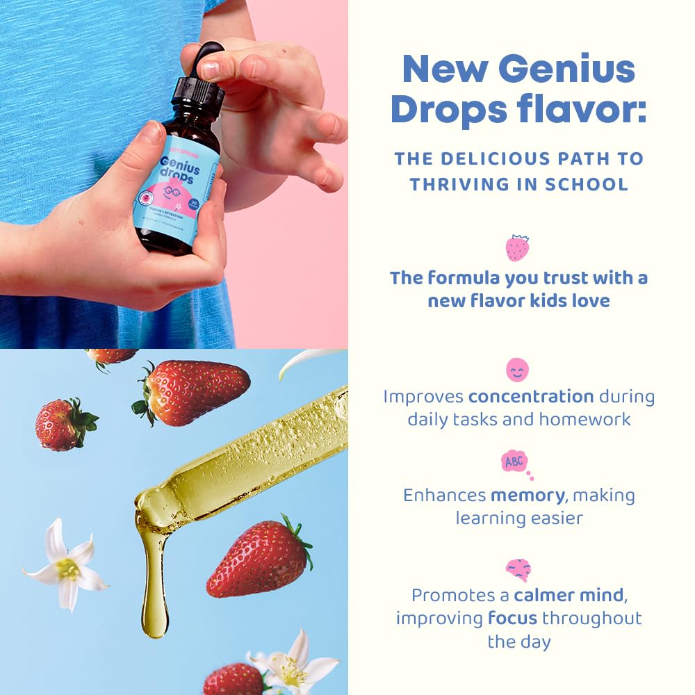 Foto 3 pulgar | Suplemento Joyspring Genius Drops Smartberry Vanilla 30 Ml - Venta Internacional.