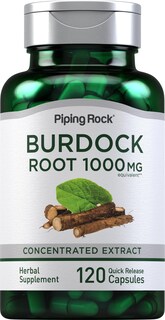 Foto 1 | Suplemento Piping Rock, Cápsulas De Raíz De Bardana, 1000 Mg, 120 Unidades - Venta Internacional.
