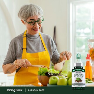 Foto 6 | Suplemento Piping Rock, Cápsulas De Raíz De Bardana, 1000 Mg, 120 Unidades - Venta Internacional.