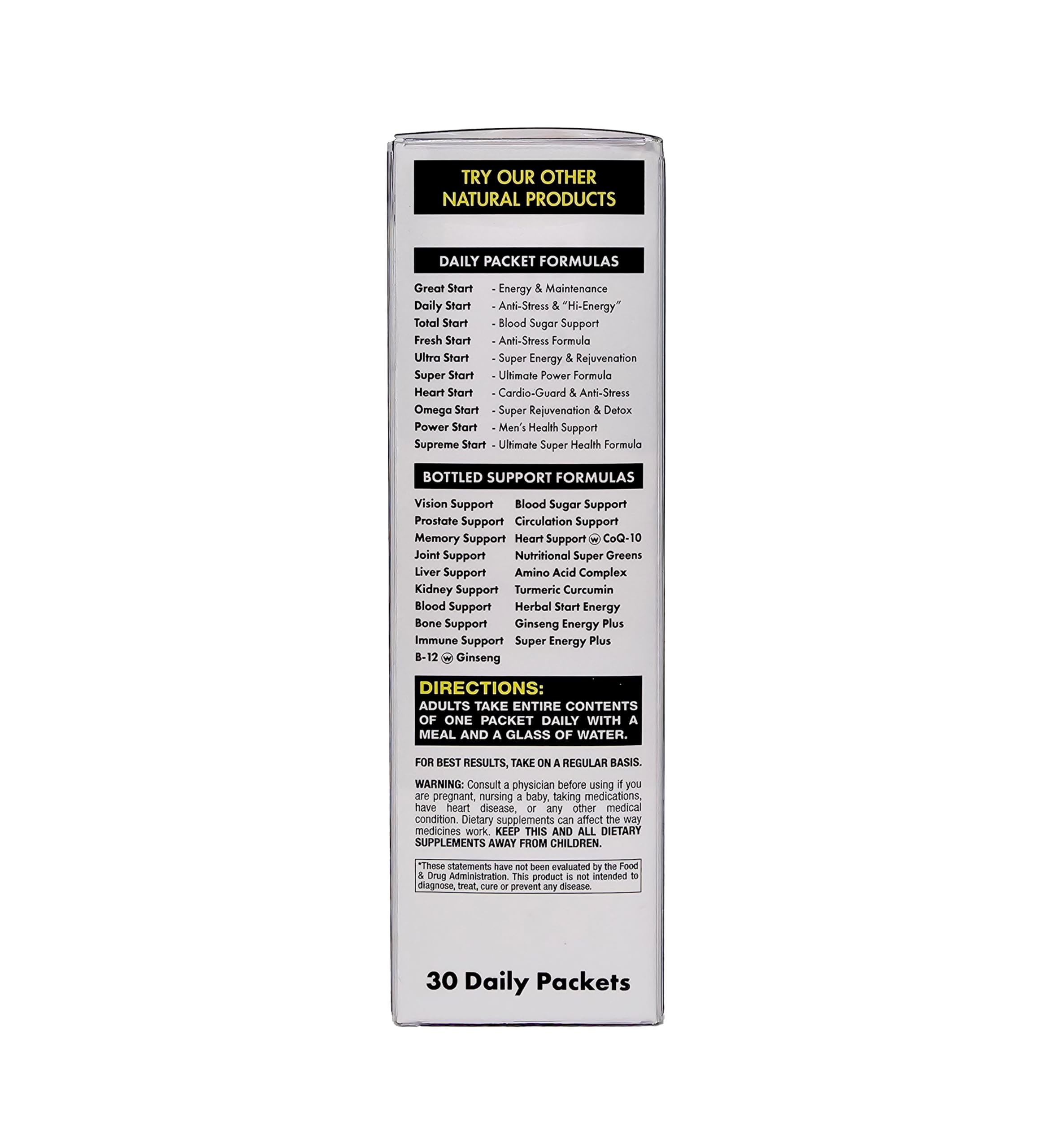 Foto 2 | Paquete De Vitaminas Fresh Start Power Start Complete Men's Health - Venta Internacional.