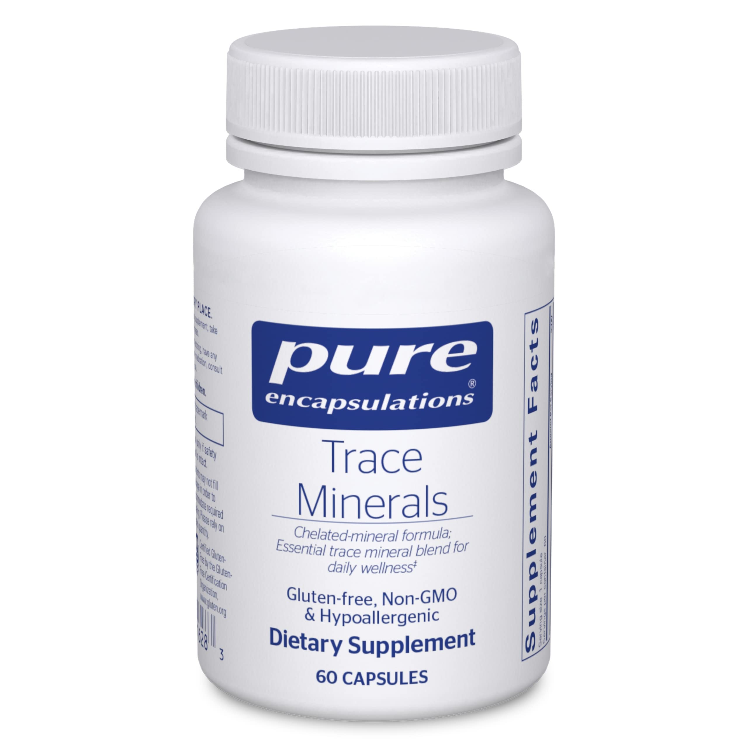 Foto 2 pulgar | Suplemento Pure Encapsulations Trace Minerals, 60 Cápsulas - Venta Internacional.