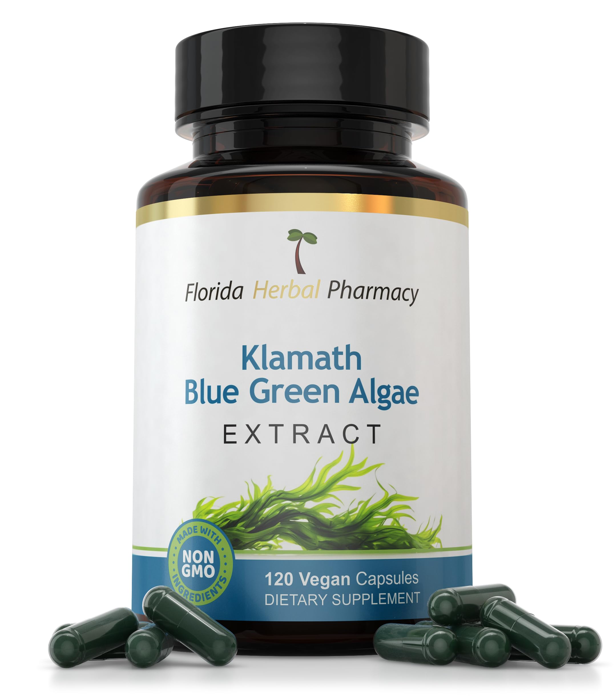 Foto 2 pulgar | Suplemento De Algas Verdes Azules Klamath De Florida Herbal Pharmacy - Venta Internacional.
