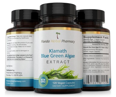 Foto 4 | Suplemento De Algas Verdes Azules Klamath De Florida Herbal Pharmacy - Venta Internacional.