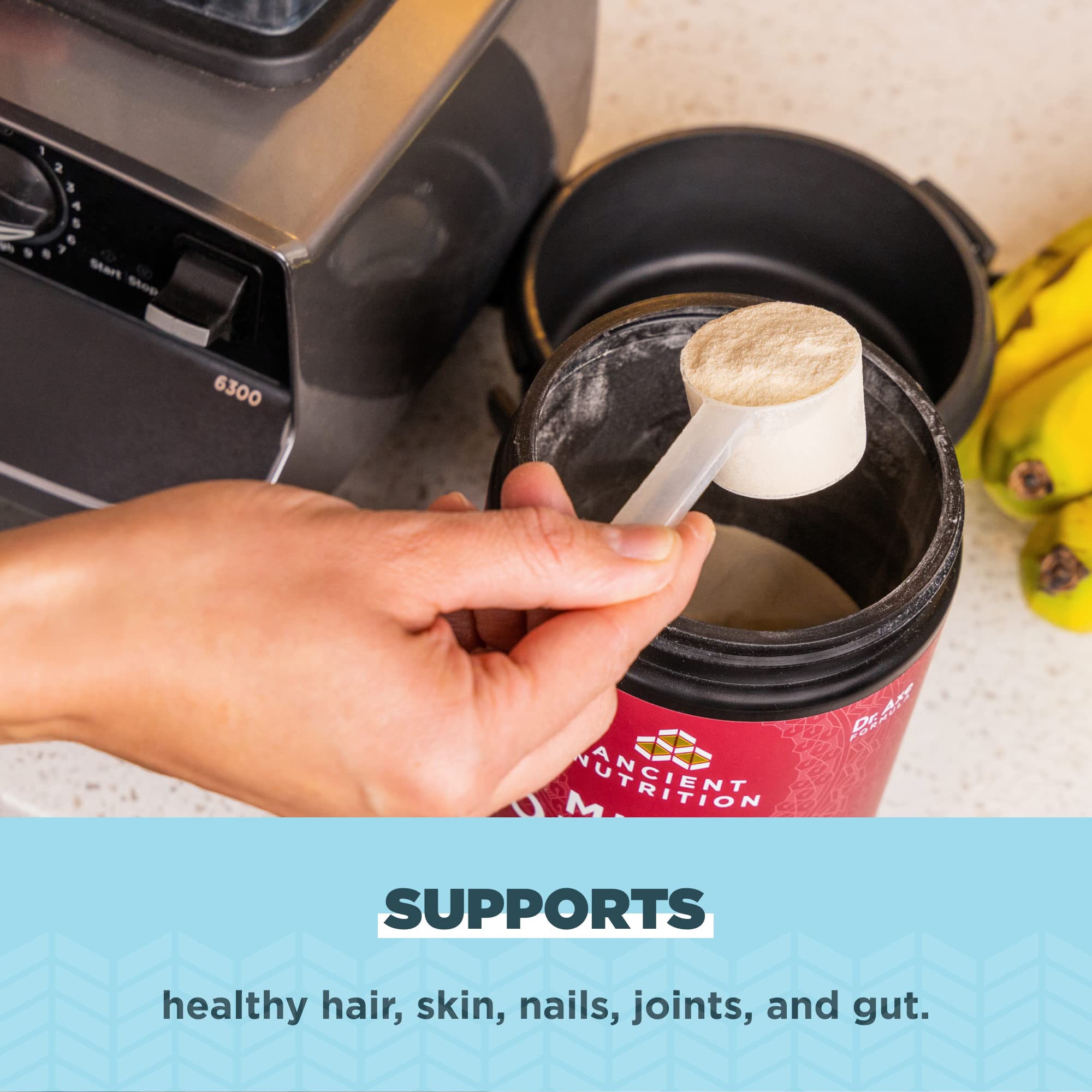 Foto 5 | Colágeno En Polvo Ancient Nutrition Brain Boost Vanilla 45 Dosis - Venta Internacional.