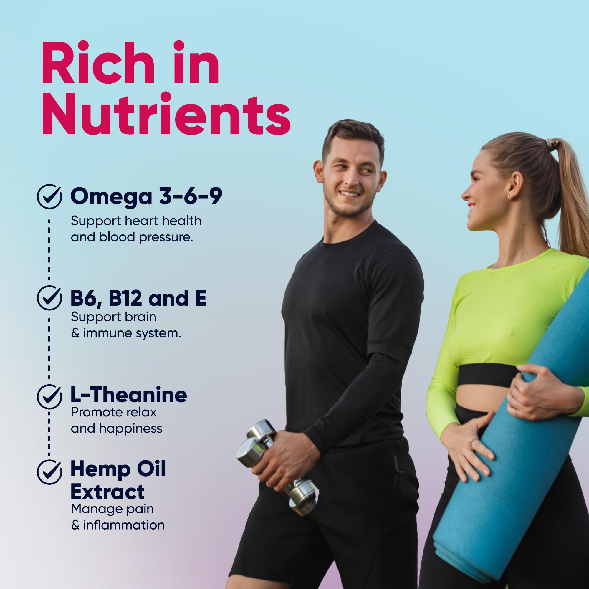 Foto 3 pulgar | Suplemento Bionerlab Premium Organic Gomies Para Hombres Y Mujeres Adultos - Venta Internacional.